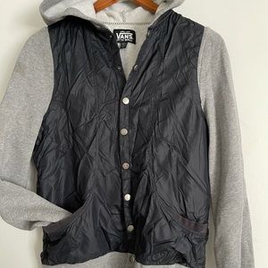 Vans hooded varsity jacket